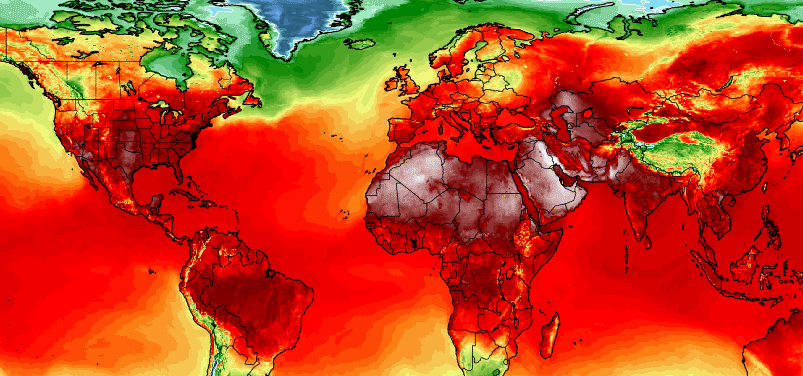 Red-hot planet: All-time heat records have been set all over the world during the past week